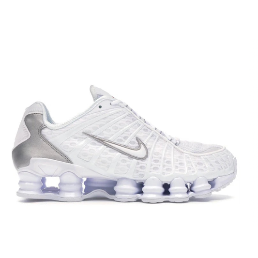 Nike Shox TL Branco Prata Metálico