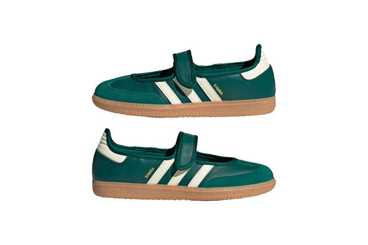Adidas Samba Jane Verde Branco Goma Verde