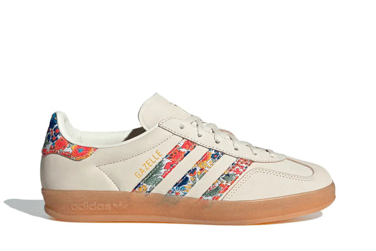 Adidas Gazelle Indoor Liberty London com Bordado Floral e Listras Multicoloridas