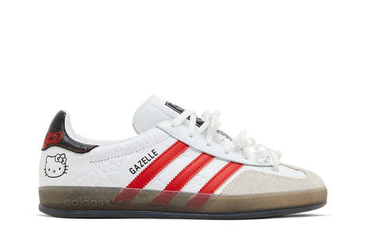 Adidas Gazelle Indoor x Hello Kitty Anniversary Cloud White Red Branco