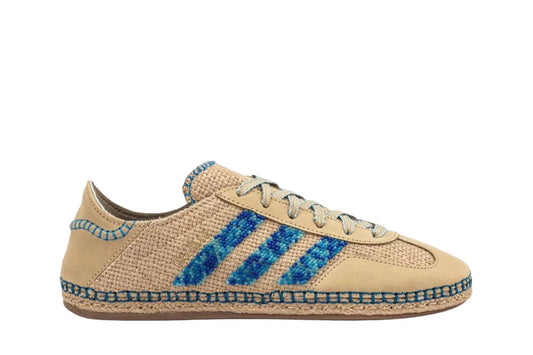 Adidas Gazelle x CLOT Linho Cáqui Azul Claro Marrom
