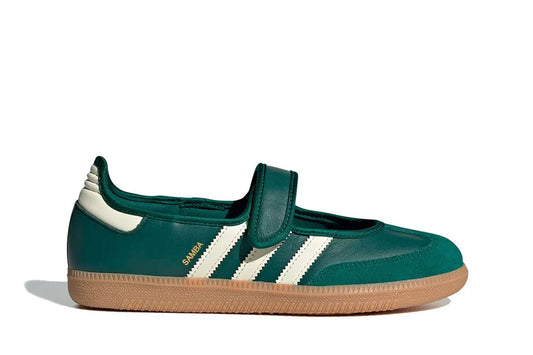 Adidas Samba Jane Verde Branco Goma Verde