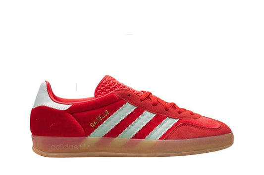 Adidas Gazelle Indoor Better Scarlet Verde Veludo Vermelho