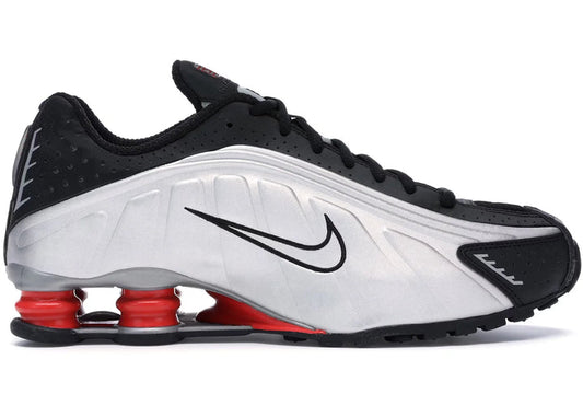 Nike Shox R4 Preto Prata Metálico