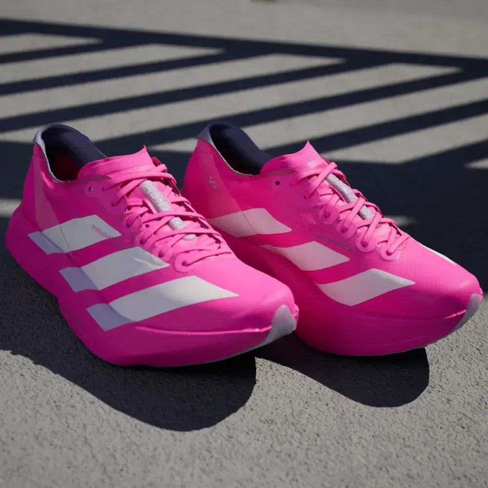 Adizero Adios Pro 4 Shock Pink Zero Metalic Aurora Plum