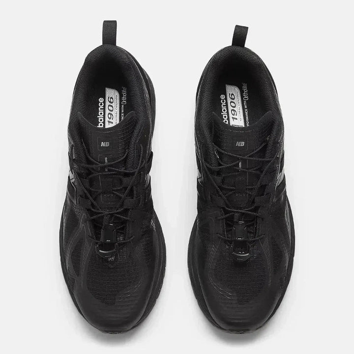 New Balance 1906R Black Dark Silver Metallic Cement