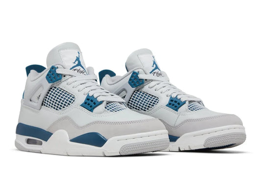Air Jordan 4 Retro Azul Militar Branco