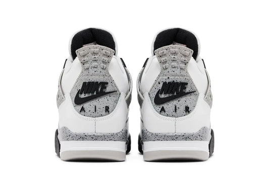 Air Jordan 4 Retro OG Nike Branco Cement Couro Branco