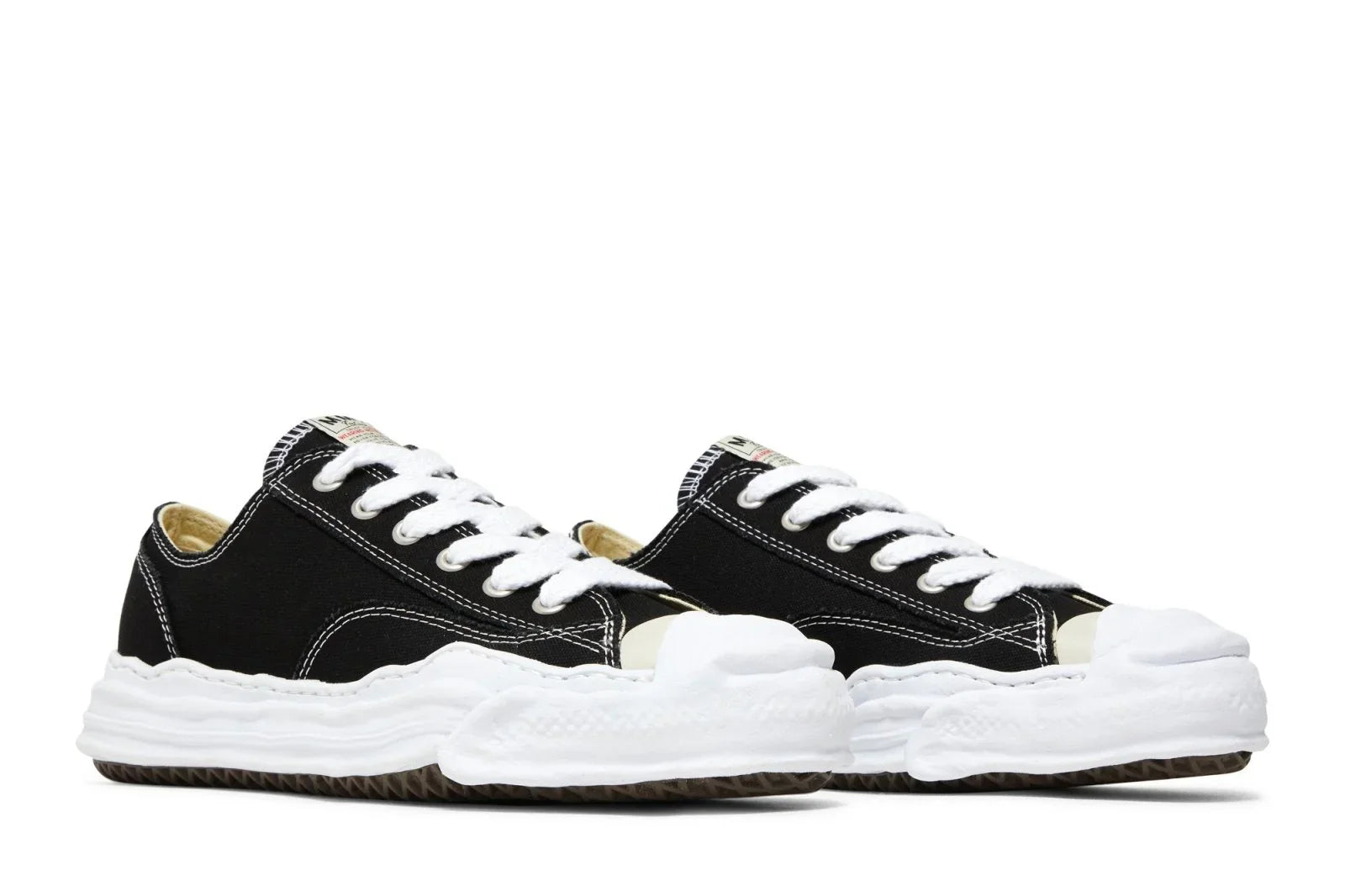 Maison Mihara Yasuhiro Hank OG Sole Canvas Low Preto